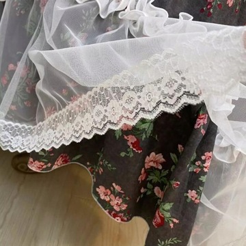 Цветочная кружевная скатерть для кухни, украшение для дома, круглая