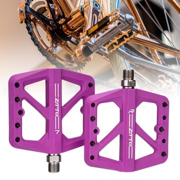 1 пара подшипников MTB, педали для горного велосипеда, платформа, нейлон Du Purple g