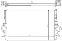 Nissens 96692 интеркулер ford galaxy 00- 1.9 tdi Недорого, фото thumb