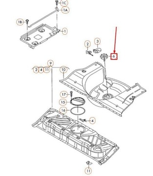 фото thumb №2, Новая оригинальная винт монтажная do vw polo fox