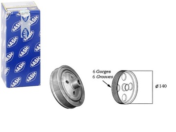 фото thumb №1, Sasic 2156055 колесо ременное, wał коленчатый