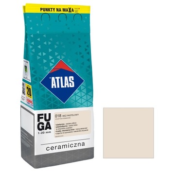 Затирка Atlas Ceramic 018 пастель бежевый 2кг