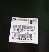 фото thumb №6, Крила перед передній лівий fiat doblo 2 ii lift 2015-2021 0051973882-001