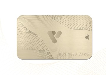 VIM Card NFC визитка №1 с собственным ПО (Бежевый)
