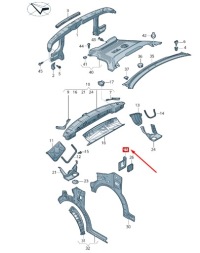 фото thumb №1, Vw transporter vi t6 передняя часть left шатун plate 7h0805209