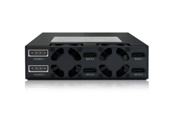 ICY DOCK ToughArmor MB994SP-4S Металлический 4-дисковый 2,5-дюймовый отсек SAS/SAT