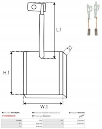 As-pl rx103f ika щітка вугільна, стартер Ціна, фото thumb