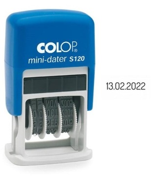 Штамп даты Colop mini S120, цифровая версия ISO