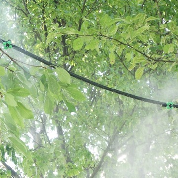 KOMPLET: Mikrozraszacz Zamgławiacz Rozpylacz Fogger +wężyk+obciążenie+zawór