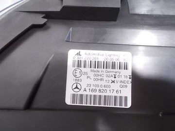 фото thumb №13, Лампа перед mercedes b класс w 245 05-11 a1698201761 оригинал европа красивая
