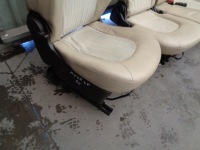 Сидіння заднє сидіння обшивки lancia musa 2004-2012r. велюр шкіра бежева європа Ціна, фото thumb