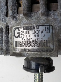 фото thumb №7, Nissan 370z 3.7 v6 генератор 23100-jk01a