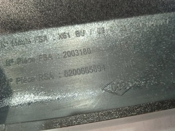 фото thumb №12, Kangoo ii накладка спойлер бампера зад 8200665894
