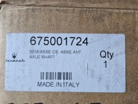 Wał шрус  привідний вал maserati levante quattroporte ghibli 10355024 675001724 Зі Шроту, фото thumb