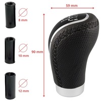 фото thumb №10, Ручка перемикання передач універсальна шкіра 5 6 ступенева тяга перемикання передач