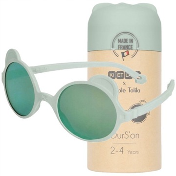 Ki ET LA Детские солнцезащитные очки KiETLA OURSON Almond Green 2-4