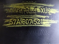 фото thumb №8, Накладка спойлер бампера задняя 57a807521 skoda karoq 6pdc