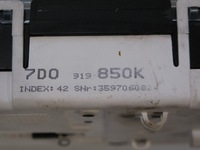 фото thumb №6, Спидометр vw t4 transporter бензин 7d0919850k , 0263.609.002