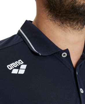 Хлопковая рубашка-поло унисекс Arena Team Poloshirt Solid Navy R.XL