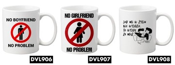 Подарочная кружка для одинокой женщины NO BOYFRIEND Выкройки