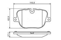 фото thumb №1, Bosch гальмівні колодки гальмівні land rover range rover iii