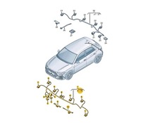 фото thumb №12, Audi a1 sportback gb передняя часть парковочный pdc проводка harness 82a971085b oem