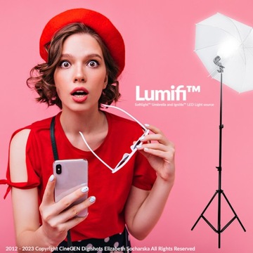 Фотолампа со штативом LED SET + зонтик