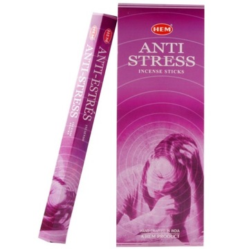 Indyjskie Kadzidełka Anti Stress 20 Sztuk HEM