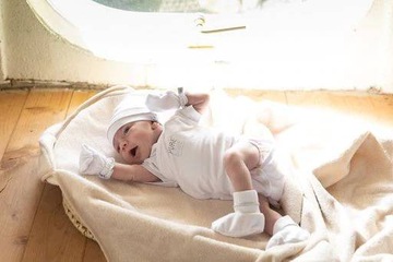 BAMBOOM Комплект бамбуковой шапки и носков 0+