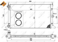 Nrf 50592 радіатор, система охолодження двигуна в Україні, фото thumb