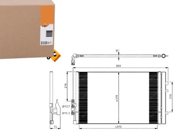 фото thumb №8, Конденсатор кондиционера bmw x3 2010-