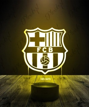 FC Barcelona FCB Светодиодный ночник PLEXIDO Ball