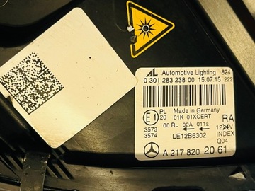 фото thumb №8, Фара правая сторона mercedes-benz s c217 a2178202061