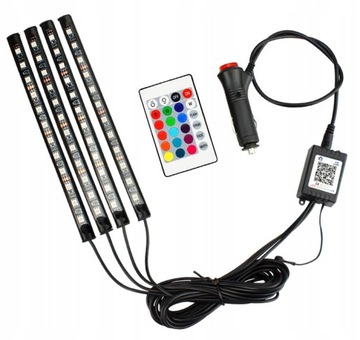 RGB СВЕТОДИОДНЫЕ ЛЕНТЫ С ПОДСВЕТКОЙ, УПРАВЛЯЕМОЙ ДИСТАНЦИОННЫМ УПРАВЛЕНИЕМ И С ПОМОЩЬЮ ПРИЛОЖЕНИЯ