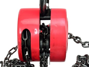 WCIĄGARKA WYCIĄGARKA ŁAŃCUCHOWA 1T ŁAŃCUCH 2,5m WCIĄGNIK MECHANIZM BLOKOWY