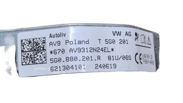 фото thumb №12, Подушка безпеки повітряна подушка air bag vw golf vii 7 рестайлінг 7,5 оригінальний номер 5g0880201r new