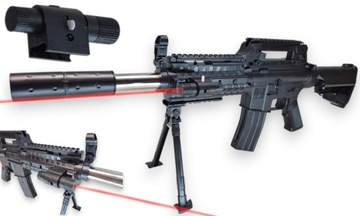 M4A1 Rifle American for Balls Replica ASG + Laser + Navy Blue 800