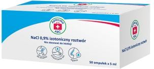 Ł NaCl 0,9% ABC АПТЕЧКА ПЕРВОЙ ПОМОЩИ 50 ампул