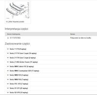 фото thumb №8, Балка нижняя кронштейн радиатор bmw u06 u10 u11 mini u25 f65 f66 8737263 oryg