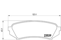 фото thumb №1, Brembo тормозные колодки тормозные lexus lx 470 uzj100