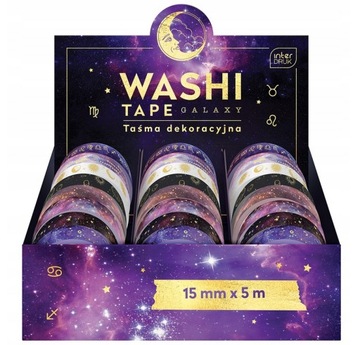 WASHI GALAXY WZ 6 ДЕКОРАТИВНАЯ ЛЕНТА С ИНТЕРПРИНТОМ