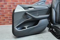 фото thumb №6, Сидіння салон шкіра оббивка bmw x3 g01 чорні електричні вентиляція