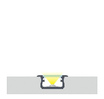 ВСТРАИВАЕМЫЙ СВЕТОДИОДНЫЙ ПРОФИЛЬ 2M TYPE B INOX SET