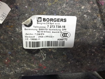 фото thumb №6, Bmw 3 f31 боковина обивка багажника правая 7273738 7273726