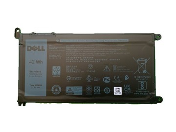 НОВАЯ ОРИГИНАЛЬНАЯ АККУМУЛЯТОРНАЯ БАТАРЕЯ DELL WDX0R 42Wh 3C 3CRH3 ПОСТАВЛЕНА В 2024 ГОДУ