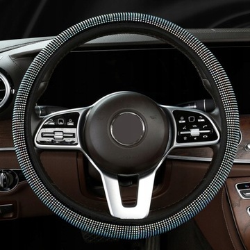 Чехол на руль с кристаллами Diamond 38см