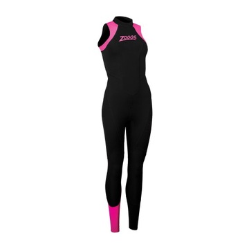 Pianka do pływania damska Zoggs OW Explorer LJ 3.2.2 mm black/pink M