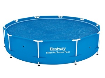 Pokrywa Solarna Termiczna Plandeka Przykrycie na Basen BESTWAY 305 cm 58241