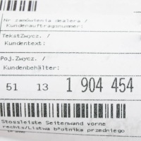 Bmw 6 e24 передний правый крыло молдинг 51131904454 1904454 oem Киев, фото thumb