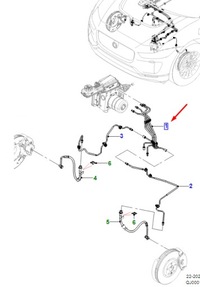 фото thumb №1, Jaguar i-pace x590 модулятор brake труба rhd t4k16683 original